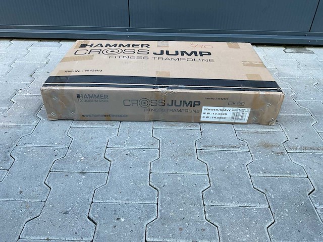 Cross jump - trampoline - afbeelding 3 van  15