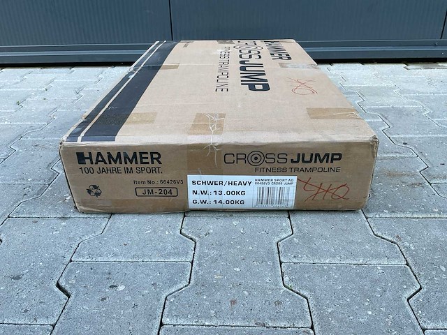 Cross jump - trampoline - afbeelding 5 van  15