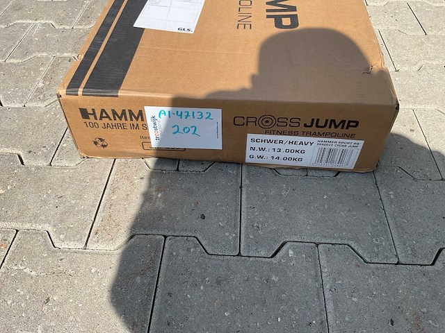 Cross jump - trampoline - afbeelding 4 van  12