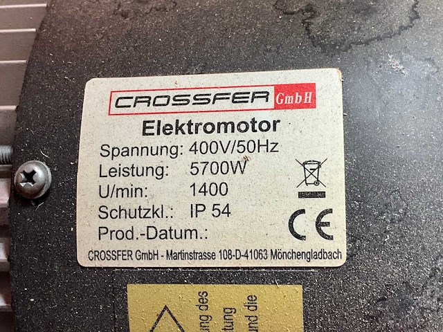 Crossfer ws700-400v brandhout zaag - afbeelding 7 van  8