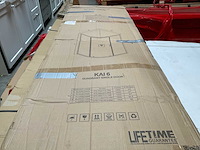 Crosswater kai douchecabine 90x120x190cm kwartrond met 1 schuifdeur - afbeelding 2 van  2