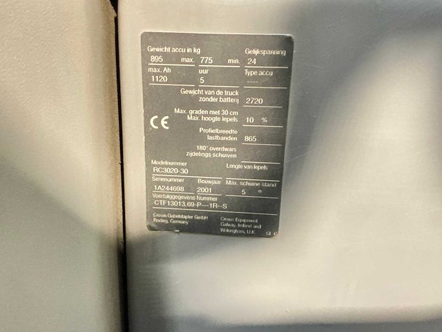 Crown - 2001 - rc3020-30 - stapelaar - afbeelding 2 van  15