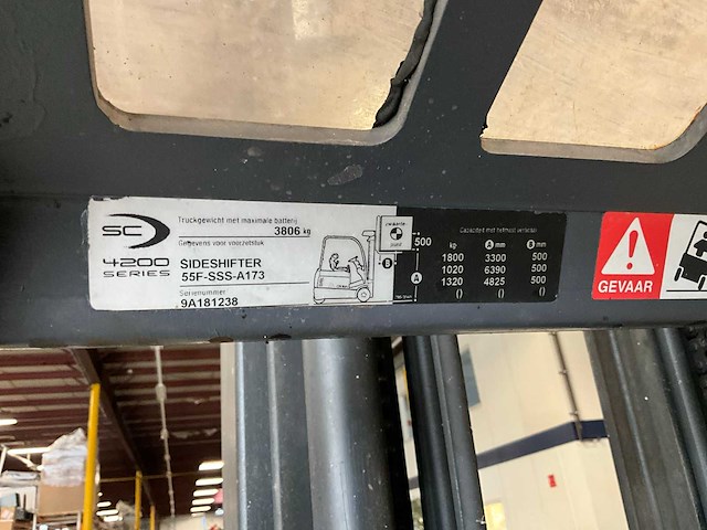 Crown sc4200/55f vorkheftruck - afbeelding 2 van  10