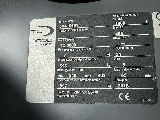 Crown tc-3000 trekker - afbeelding 2 van  10
