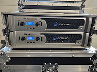 Crown xls2500 versterker (2x) - afbeelding 1 van  4