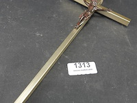 Crucifix met bronzen corpus - afbeelding 1 van  5