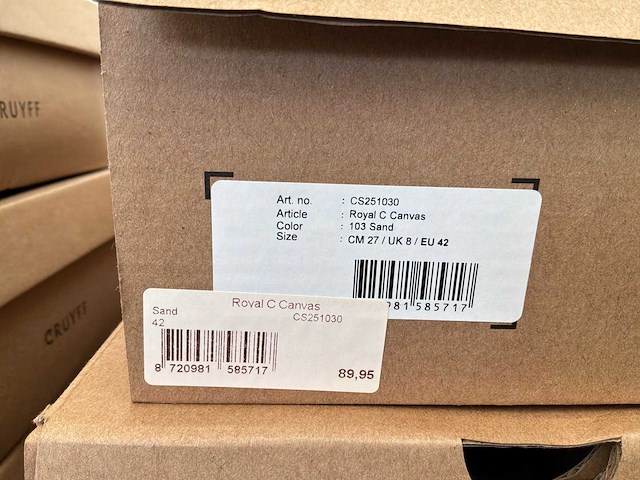 Cruyff royal c canvas sneakers (4x) - afbeelding 3 van  6