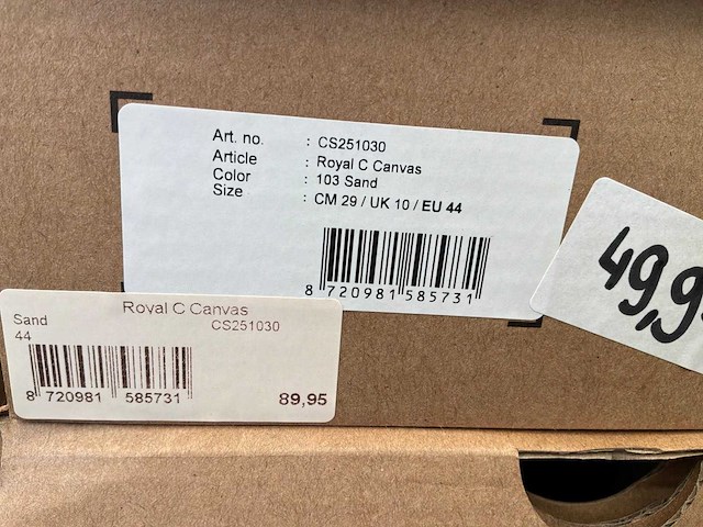 Cruyff royal c canvas sneakers (4x) - afbeelding 4 van  6