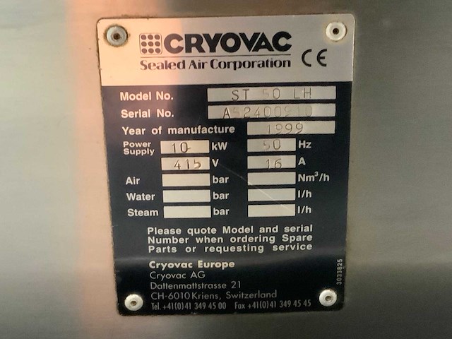Cryovac st 50 lh krimptunnel - afbeelding 6 van  6