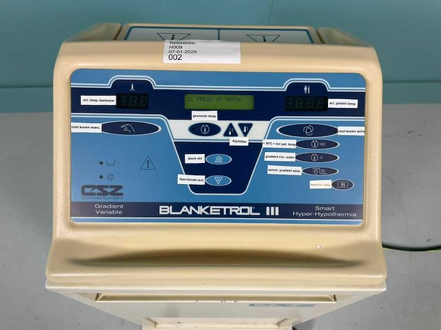 Csv - blanketrol iii - hypothermie-eenheid - afbeelding 3 van  5