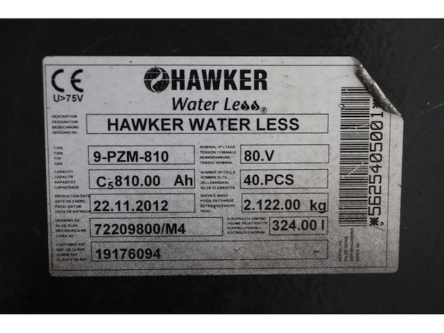 Ctc - force 65 elektrisch - 6500kg hefvermogen, side-shift - vorkheftruck - afbeelding 8 van  8