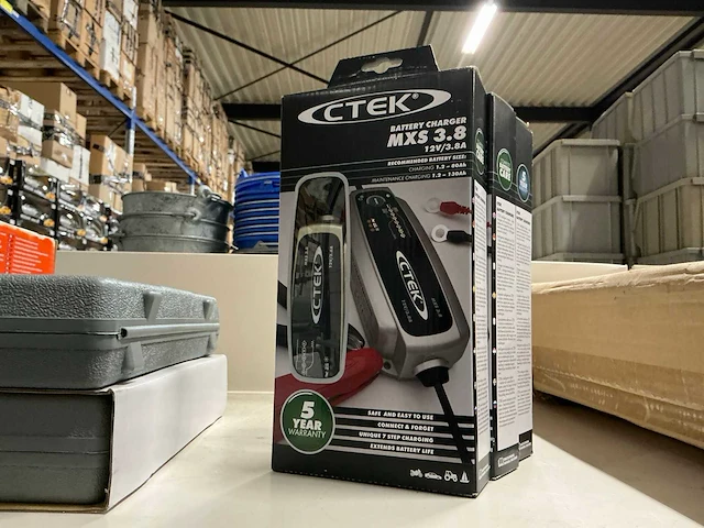 Ctek battery chargers mxs 3.8 & xs 0.8 (3x) - afbeelding 3 van  3