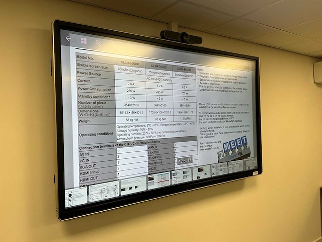 Ctouch cl2m-86uhd smartboard - afbeelding 7 van  8