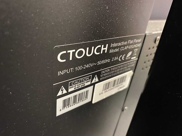 Ctouch clap-65uhda5 - 65" uhd 4k touchscreen met verrijdbare lift - afbeelding 4 van  19