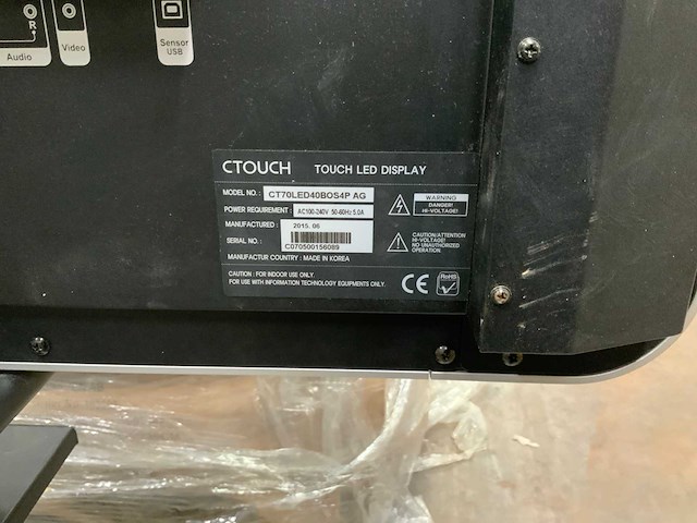 Ctouch leddura xt 65 led touchscreen display - afbeelding 4 van  7