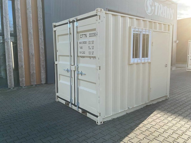 Cttn - 000062 (4) - opslagcontainer/mobiel kantoor 10ft - afbeelding 1 van  13