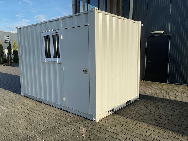 Cttn - 012220 - opslagcontainer/mobiel kantoor 12ft - afbeelding 1 van  18