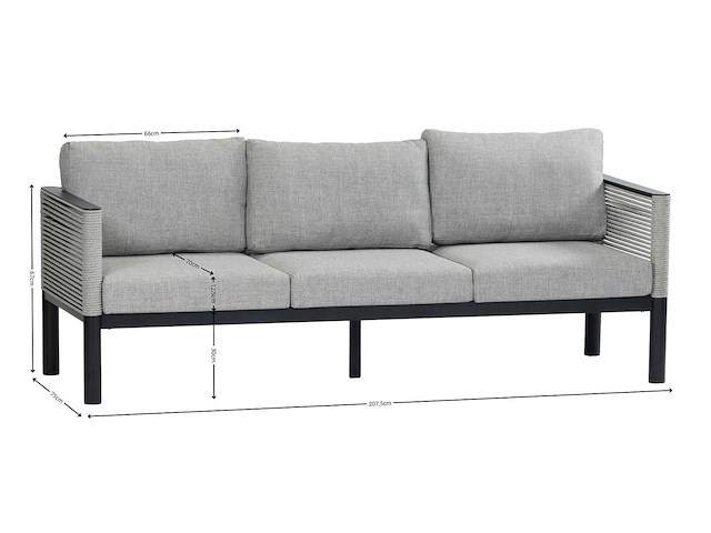 Cuba - 4 delige - tuinset - afbeelding 5 van  7