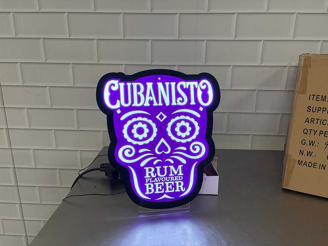 Cubanisto - led wall sign (3x) - afbeelding 2 van  3