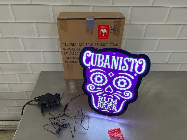 Cubanisto - neon reclame sign (3x) - afbeelding 4 van  4