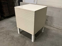 Cube lounge statafel (2x)