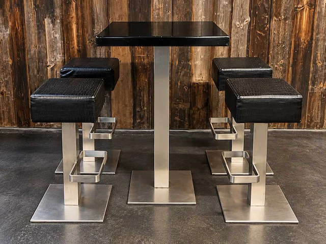 Cube robuuste horeca barset - rvs - afbeelding 1 van  20