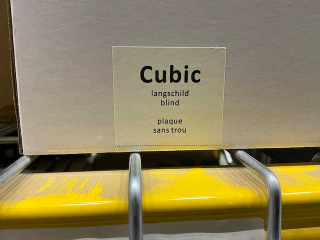 Cubic langschild blind (40x) - afbeelding 3 van  4