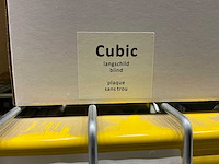 Cubic langschild blind (40x) - afbeelding 3 van  4