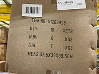 Cubic langschild blind deurbeslag (20x) - afbeelding 3 van  3