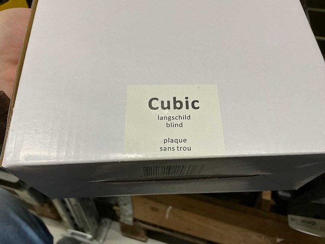 Cubic langschild blind deurbeslag (20x) - afbeelding 3 van  3