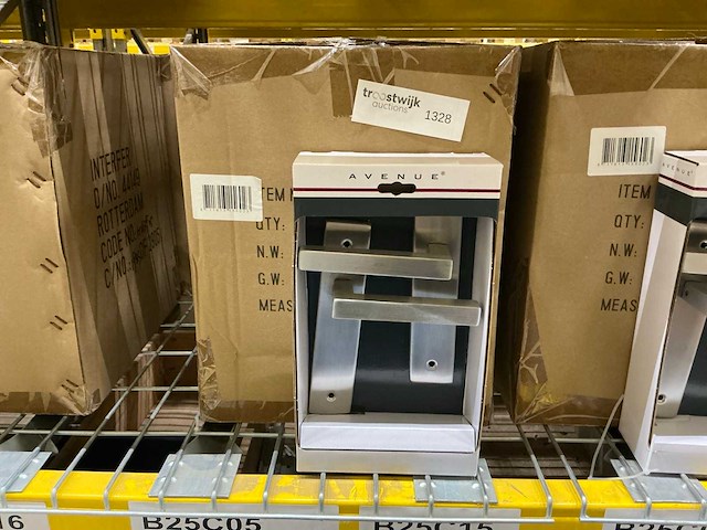 Cubic langschild blind deurbeslag (20x) - afbeelding 1 van  4