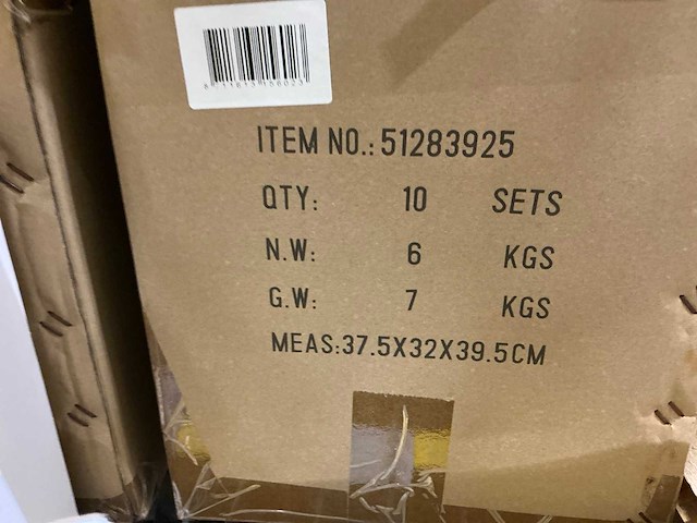 Cubic langschild blind deurbeslag (20x) - afbeelding 3 van  4