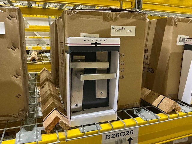 Cubic langschild blind deurbeslag (20x) - afbeelding 1 van  4