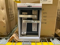 Cubic langschild blind deurbeslag (20x) - afbeelding 2 van  4