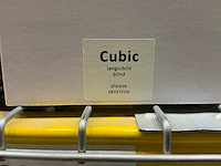Cubic langschild blind deurbeslag (20x) - afbeelding 3 van  4