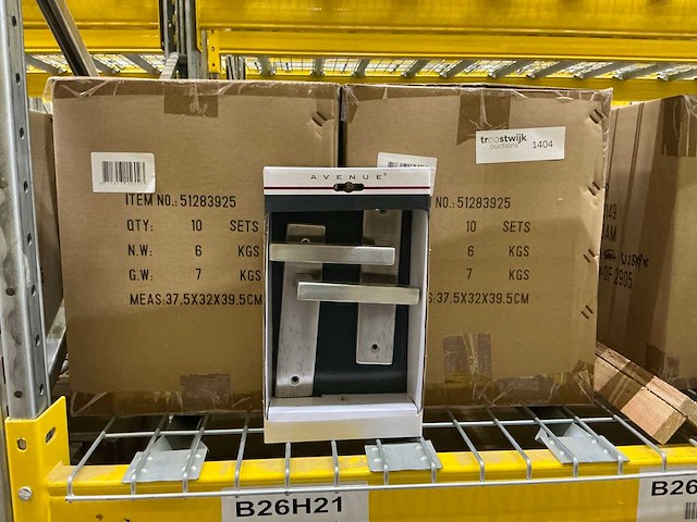 Cubic langschild blind deurbeslag (40x) - afbeelding 1 van  4