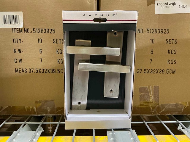 Cubic langschild blind deurbeslag (40x) - afbeelding 2 van  4