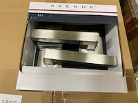 Cubic vierkant rozet deurkruksets (208x) - afbeelding 2 van  6