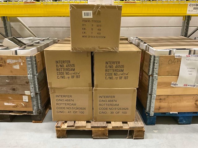 Cubic vierkant rozet deurkruksets (208x) - afbeelding 4 van  6