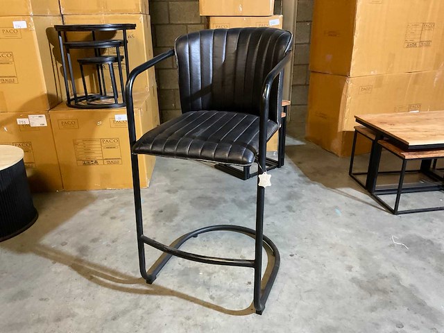 Cuchara leren barstoelen (2x) - afbeelding 3 van  9