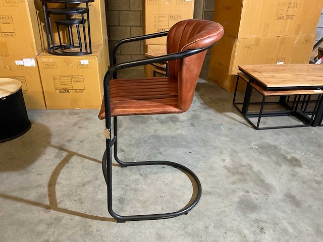 Cuchara leren barstoelen (2x) - afbeelding 8 van  9