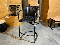 Cuchara leren barstoelen (2x) - afbeelding 2 van  9