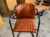 Cuchara leren barstoelen (2x) - afbeelding 7 van  9