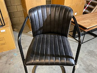 Cuchara leren barstoelen (2x) - afbeelding 7 van  9