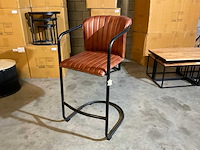 Cuchara leren barstoelen (3x) - afbeelding 3 van  9