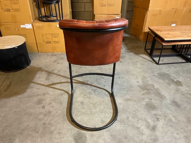 Cuchara leren barstoelen (3x) - afbeelding 9 van  9