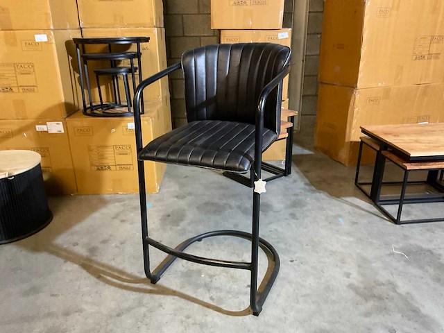 Cuchara leren barstoelen (4x) - afbeelding 2 van  9