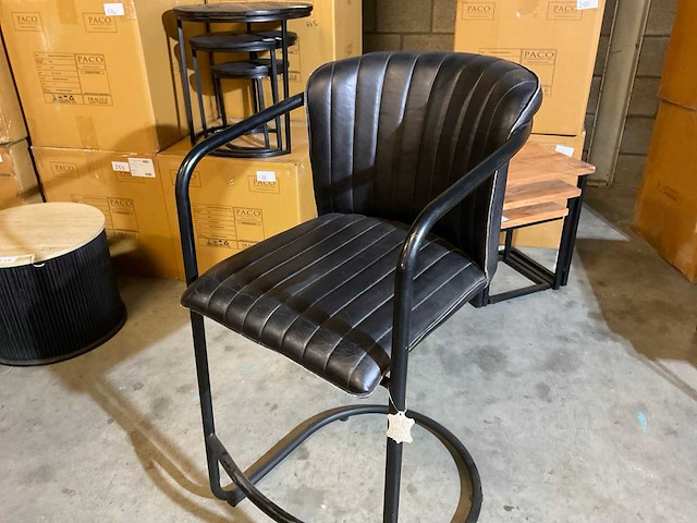 Cuchara leren barstoelen (4x) - afbeelding 4 van  9