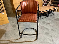 Cuchara leren barstoelen (4x) - afbeelding 6 van  9