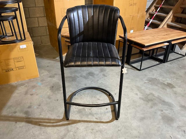 Cuchara leren barstoelen (6x) - afbeelding 6 van  9